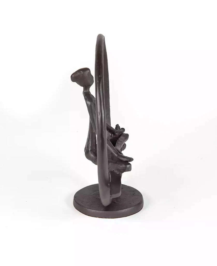 商品Danya B|Yoga Meditation Circle Cast Iron Sculpture,价格¥299,第3张图片详细描述