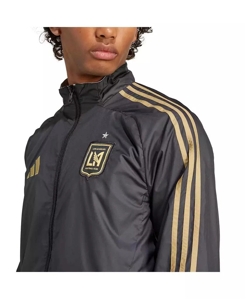 商品Adidas|Men's Black/White LAFC 2025 Anthem Reversible Full-Zip Jacket,价格¥821,第4张图片详细描述
