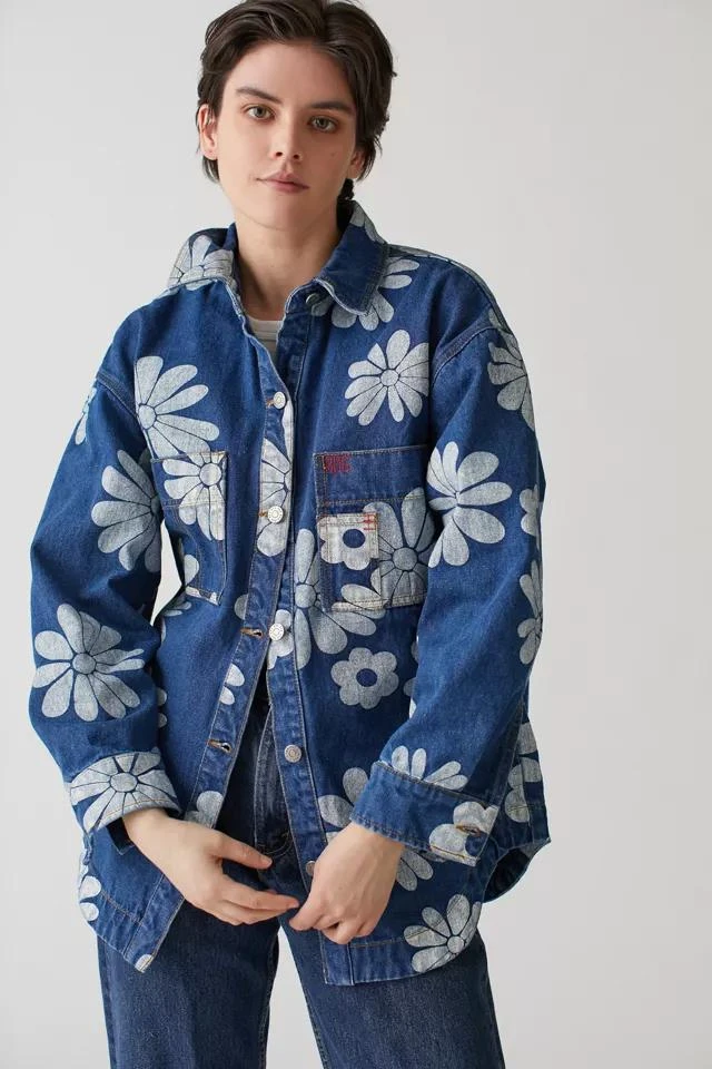 BDG Elissa Denim Printed Shirt Jacket 商品