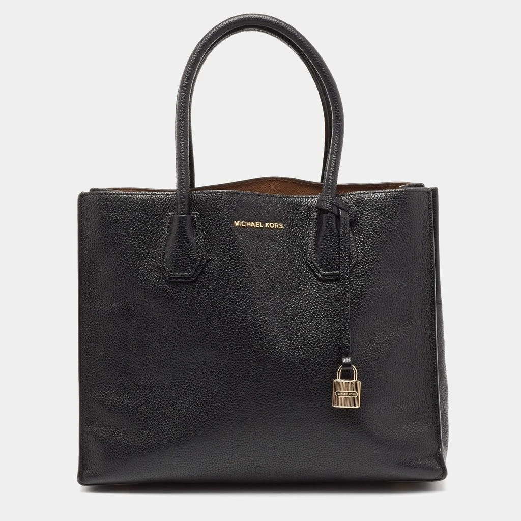 商品[二手商品] Michael Kors|MICHAEL Michael Kors Black Leather Medium Mercer Tote,价格¥946,第1张图片