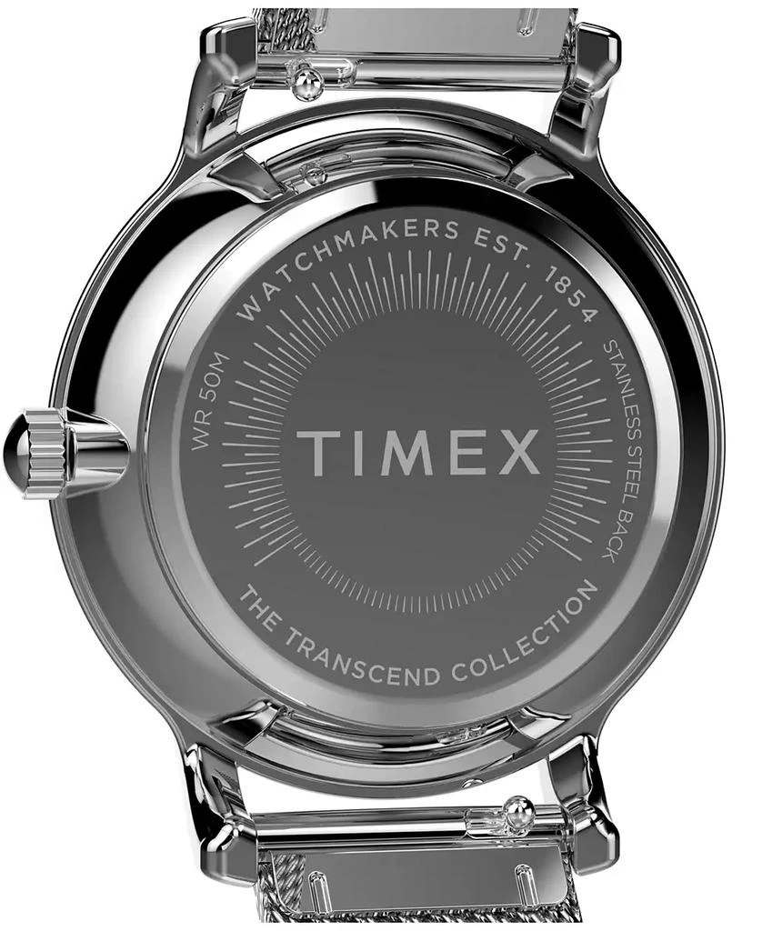 商品Timex|Women's Analog Silver-Tone Stainless Steel Watch, 31mm,价格¥887,第5张图片详细描述