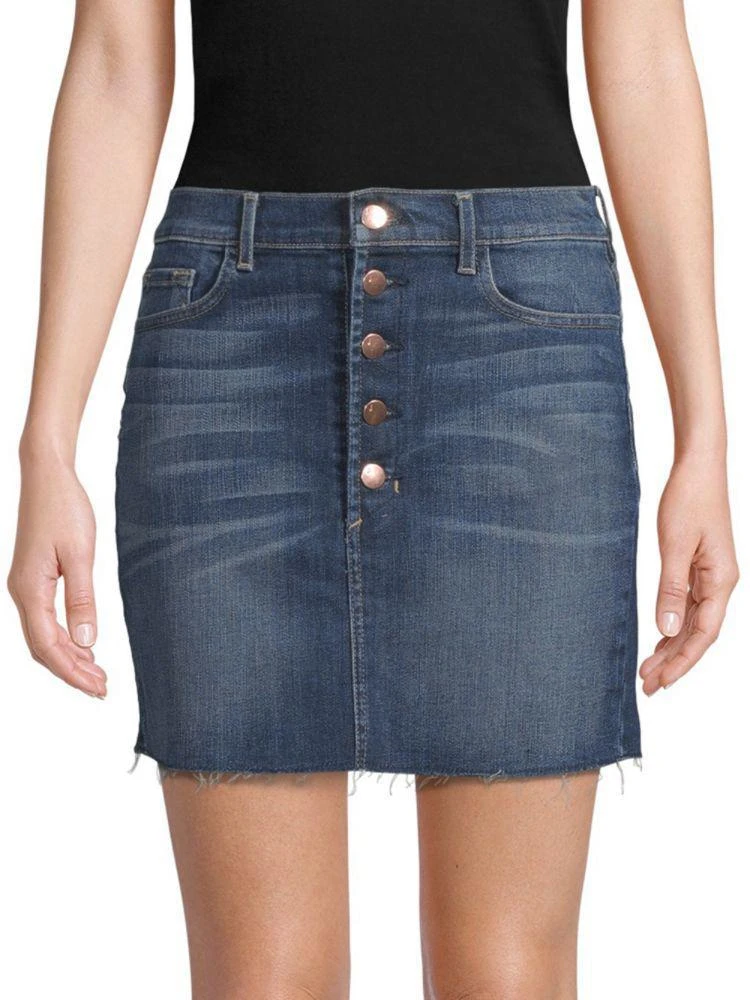 商品J Brand|Classic Distressed Skirt,价格¥871,第1张图片