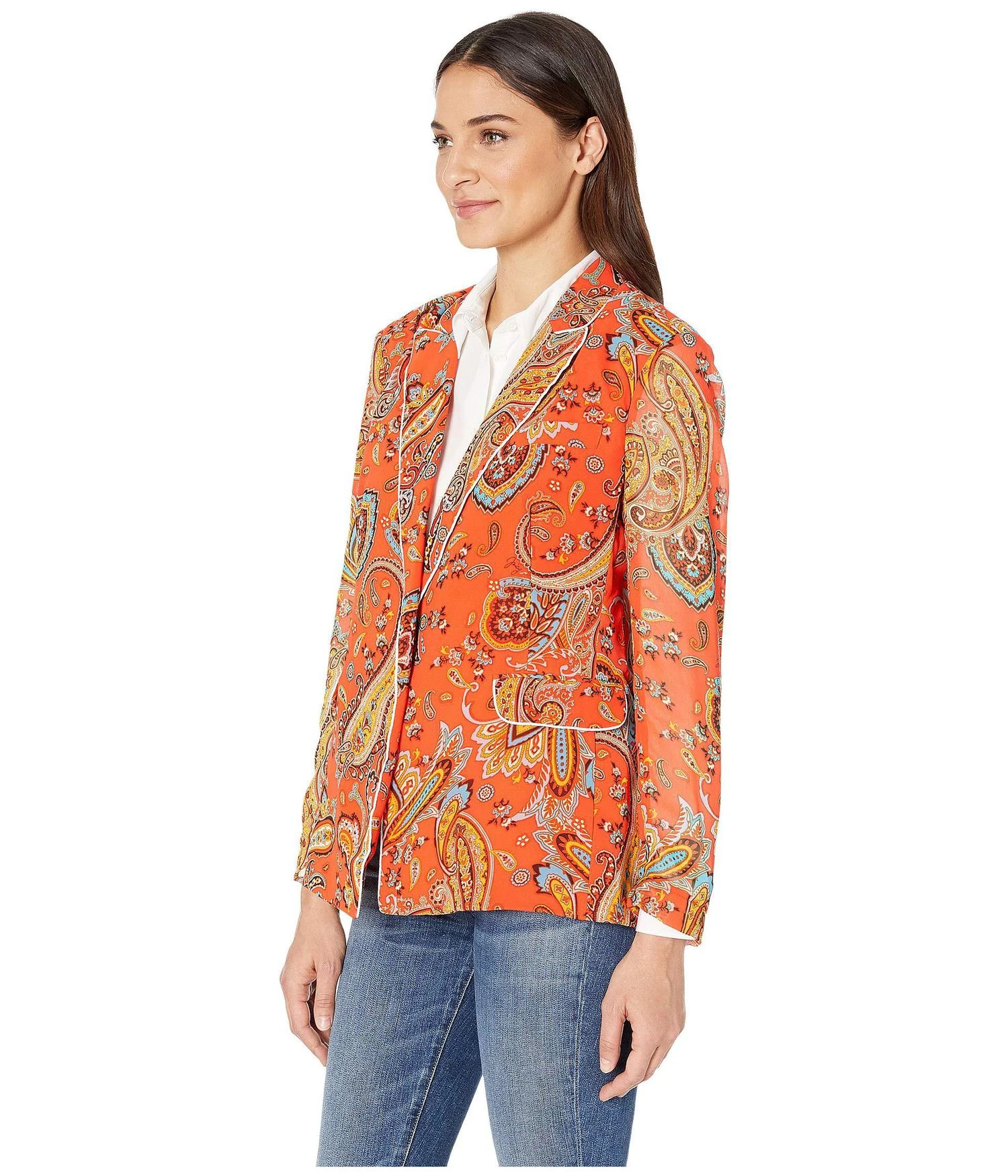 商品Juicy Couture|Rustic Paisley Blazer,价格¥169,第2张图片详细描述