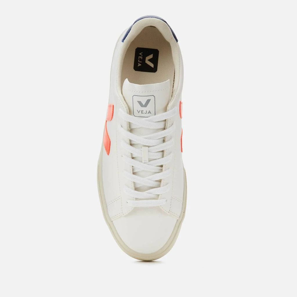 商品Veja|VEJA MEN'S CAMPO CHROME FREE TRAINERS - EXTRA WHITE/ORANGE/COBALT,价格¥718,第3张图片详细描述