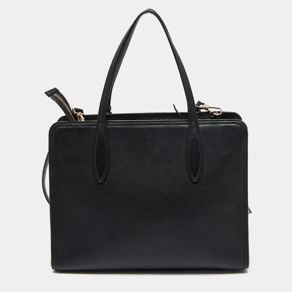 商品[二手商品] Kate Spade|Kate Spade Black Leather Rowe Tote,价格¥1320,第4张图片详细描述