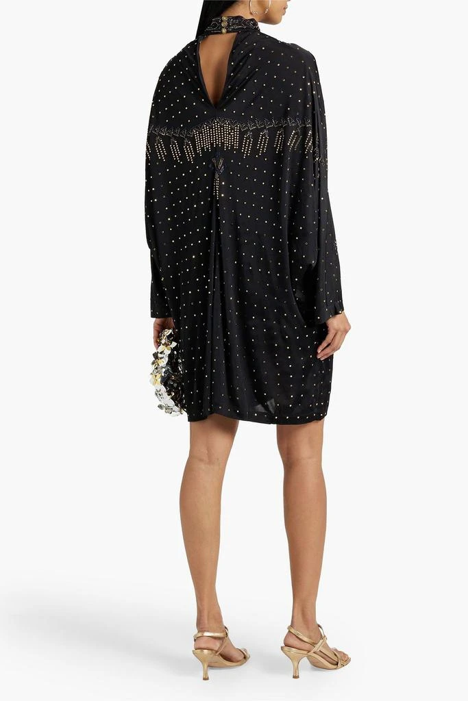 商品Camilla|Embellished cutout satin mini dress,价格¥1581,第3张图片详细描述