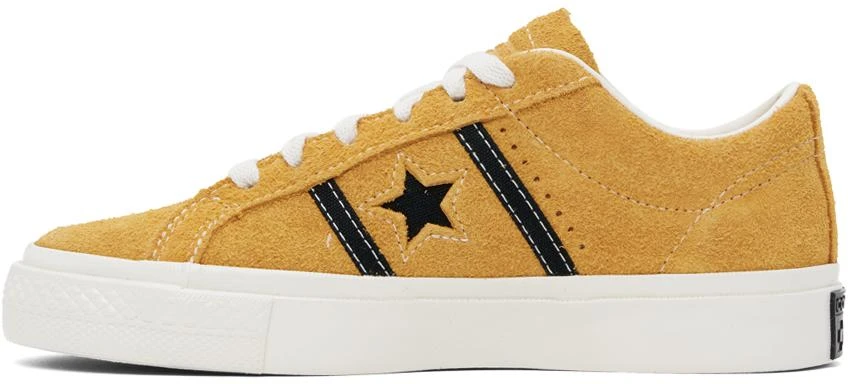 商品Converse|Yellow One Star Academy Pro Suede Low Sneakers,价格¥487,第3张图片详细描述