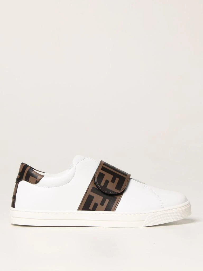 商品Fendi|Fendi sneakers in leather with FF logo,价格¥3702,第1张图片