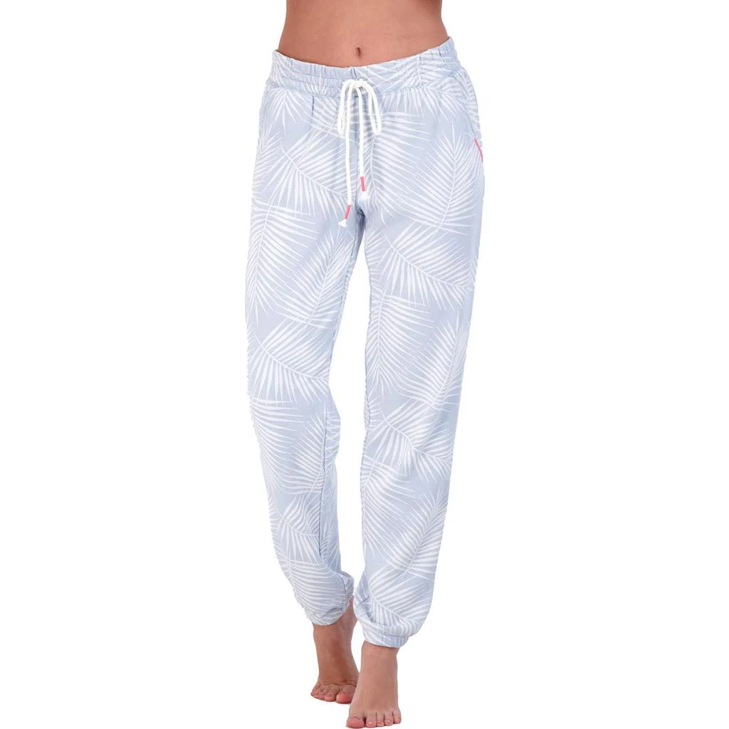 商品P.J. Salvage|P.J. Salvage Tropical Vibes Botanical Print Relaxed Fit Jersey Loungewear Pants,价格¥92,第1张图片