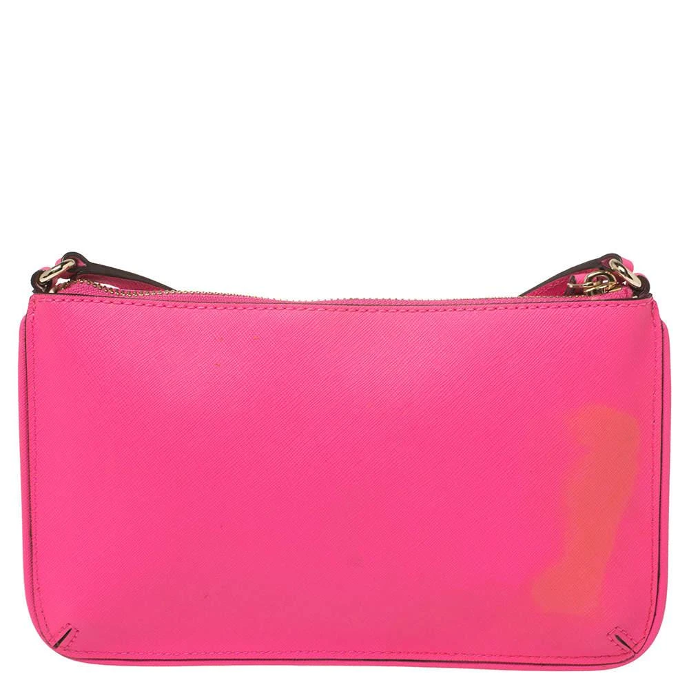 商品[二手商品] Kate Spade|Kate Spade Pink Saffiano Leather Top Zip Slim Crossbody Bag,价格¥801,第4张图片详细描述