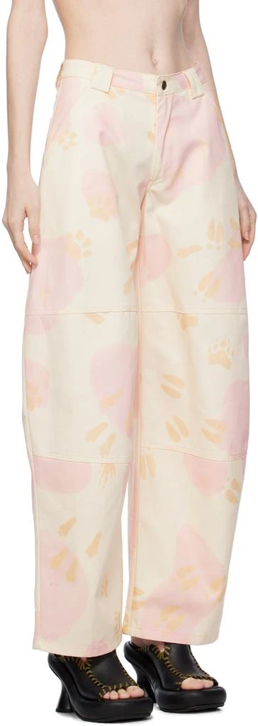 商品Collina Strada|Beige & Pink Stomp Jeans,价格¥1282,第2张图片详细描述