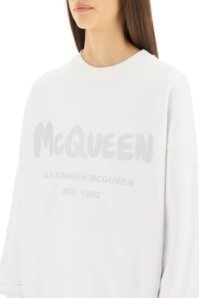 商品Alexander McQueen|GRAFFITI LOGO SWEATSHIRT,价格¥2957,第7张图片详细描述