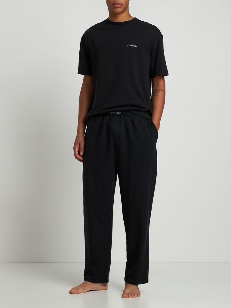 商品Calvin Klein|Logo Band Cotton Blend Sleep Pants,价格¥622,第1张图片