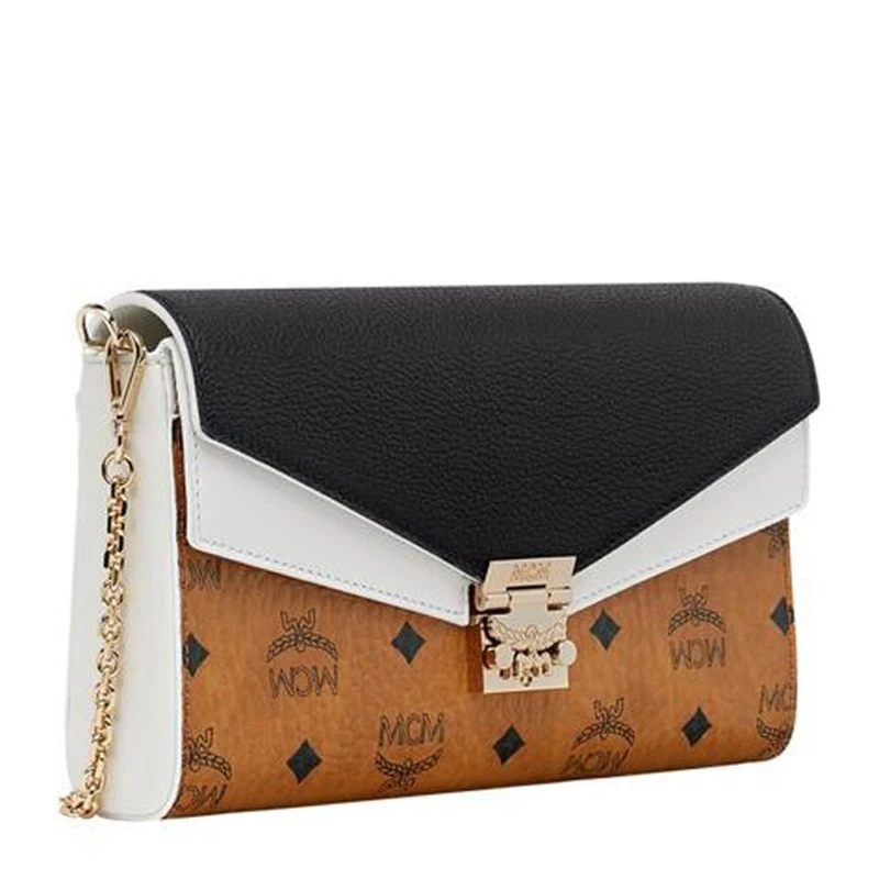 MCM 女士棕色翻盖字母印花信封链条包 MYZ9SME80CB 商品