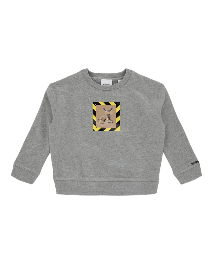 Kids Deer Print Sweatshirt商品第1张图片规格展示