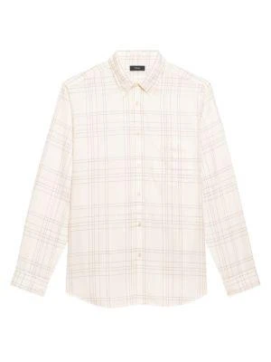 商品Theory|Noll Grid Patterned Long-Sleeve Shirt,价格¥358,第3张图片详细描述