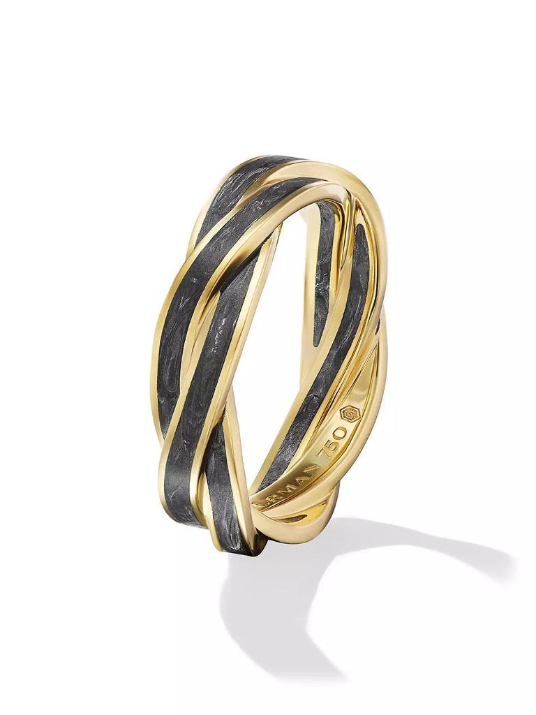 商品David Yurman|DY Helios™ Band Ring in 18K Yellow Gold,价格¥20229,第3张图片详细描述