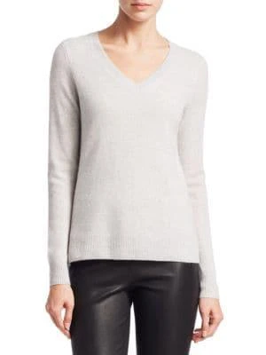 商品Saks Fifth Avenue|COLLECTION Featherweight Cashmere V-Neck Sweater,价格¥315,第1张图片