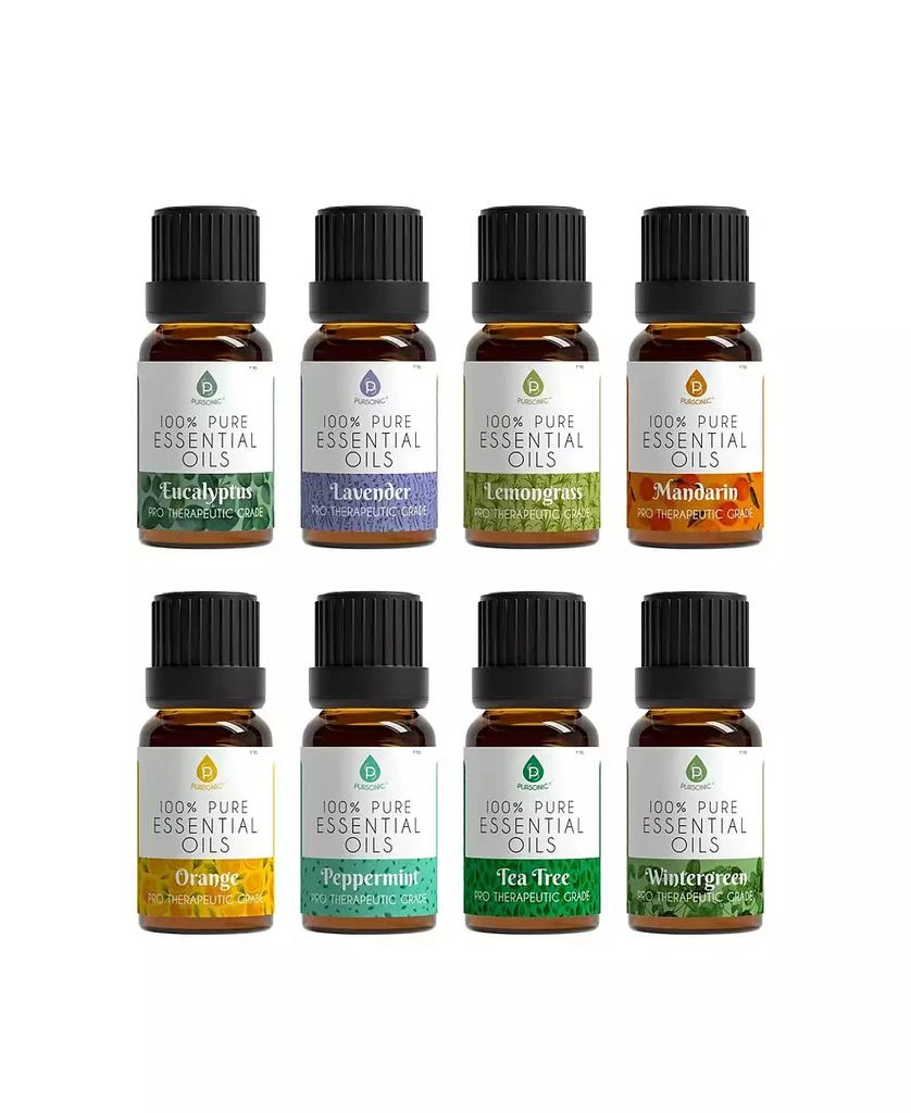 商品PURSONIC|8 pack of 100% Pure Essential Aromatherapy Oils,价格¥132,第2张图片详细描述