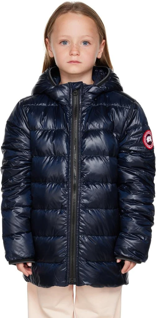 商品Canada Goose|Kids Navy Crofton Hoody Down Jacket,价格¥5251,第1张图片