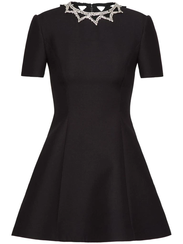 商品Valentino|Valentino Embellished Collar Dress,价格¥19592,第1张图片