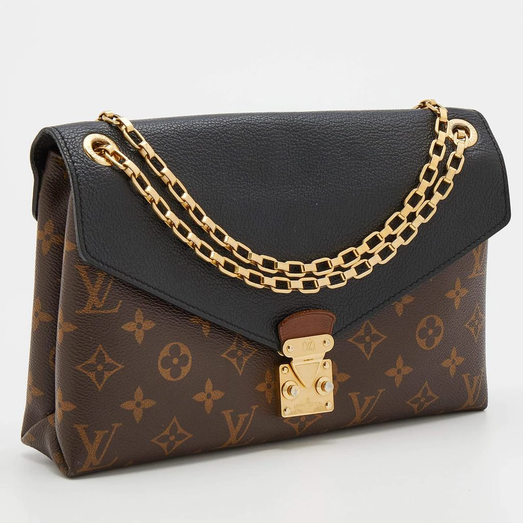 商品[二手商品] Louis Vuitton|Louis Vuitton Black Monogram Canvas and Leather Pallas Chain Bag,价格¥11716,第3张图片详细描述