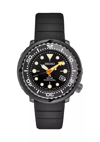 商品Seiko|Black Series Limited Edition 47 Millimeter Prospex Watch - Belk Exclusive,价格¥3684,第1张图片