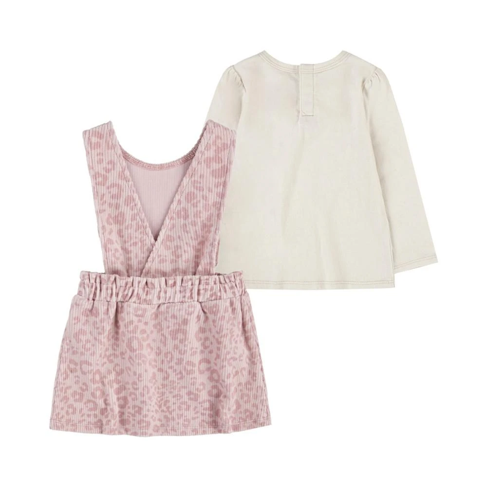 商品Levi's|Baby Girls Scrunchie Waist Skirtall and T-shirt, 2 Piece Set,价格¥103,第2张图片详细描述