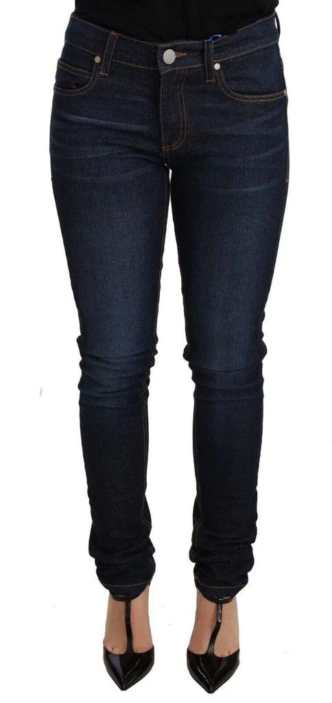 商品Versace|Versace Jeans Low Waist Skinny Denim Jeans,价格¥2107,第1张图片