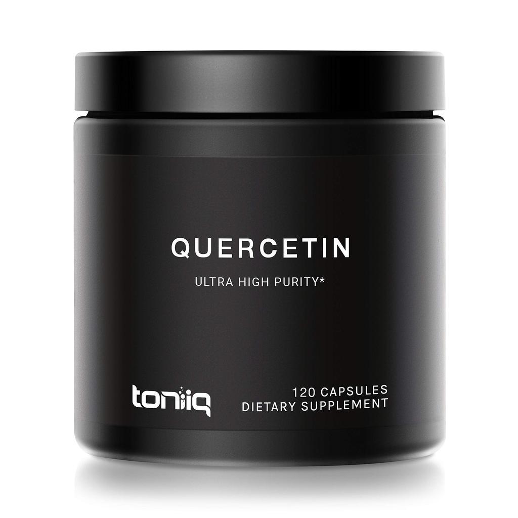 商品Toniiq|Ultra High Purity Quercetin Capsules - 95%+ Highly Purified and Highly Bioavailable - 1000mg Per Serving - 120 Capsules Quercetin Supplement,价格¥187-¥299,第1张图片