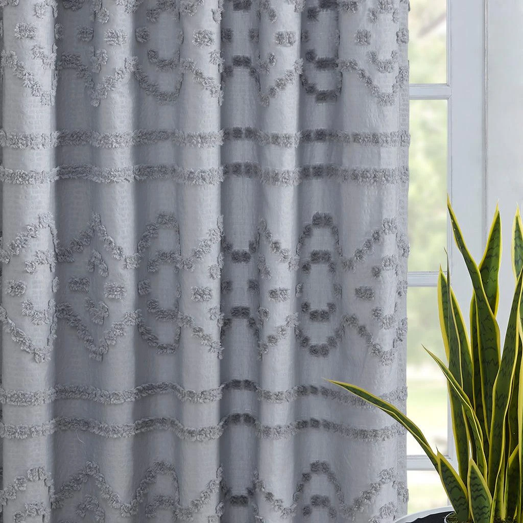 商品Intelligent Design|Annie Clipped Boho Window Curtain,价格¥265,第3张图片详细描述