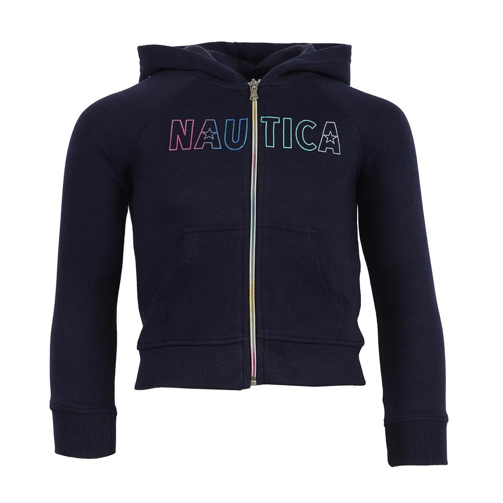 商品Nautica|Nautica Girl's Ombre Zip Up Hoodie,价格¥152,第1张图片