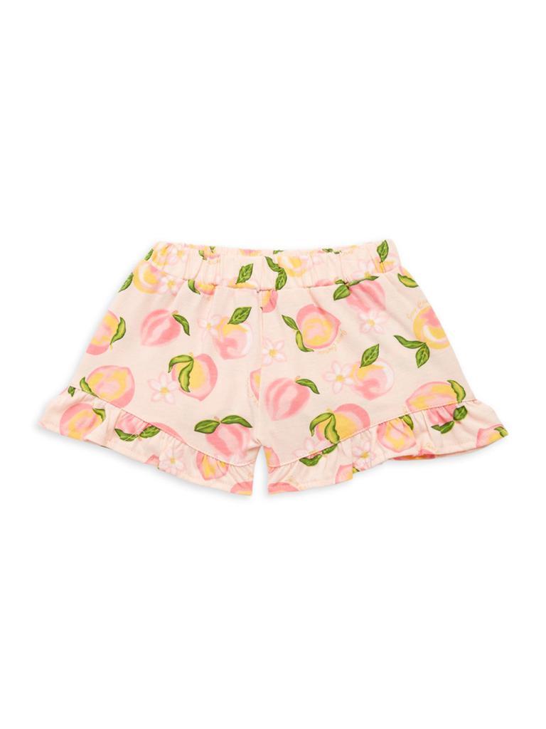 商品Juicy Couture|Baby Girl's 2-Piece Peach-Print Top & Shorts Set,价格¥147,第5张图片详细描述