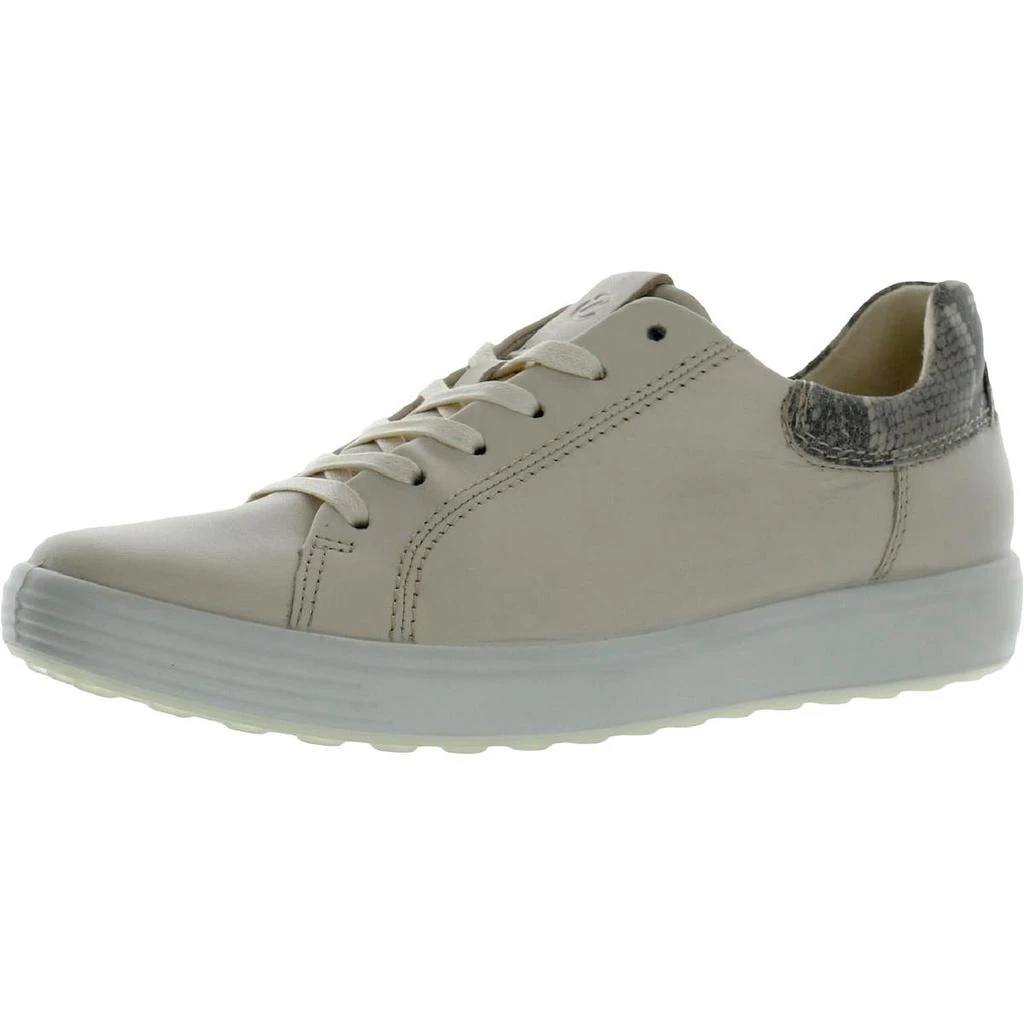 商品ECCO|ECCO Womens Soft 7  Leather Lace-Up Fashion Sneakers,价格¥759,第2张图片详细描述