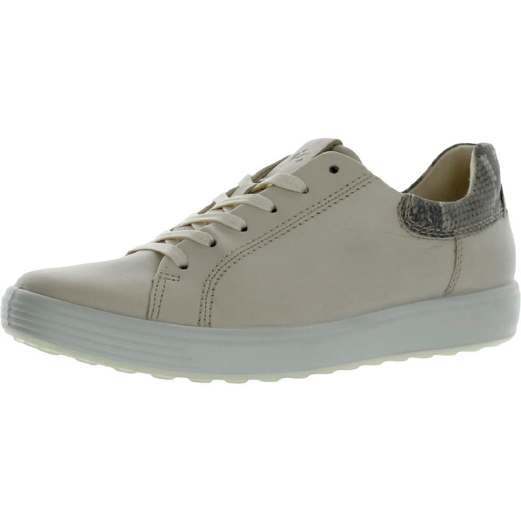 商品ECCO|ECCO Womens Soft 7  Leather Lace-Up Fashion Sneakers,价格¥883,第1张图片