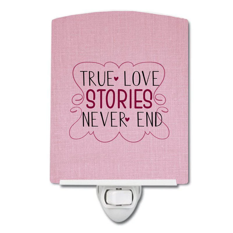 商品Caroline's Treasures|True Love Stories Never End Ceramic Night Light,价格¥204,第1张图片