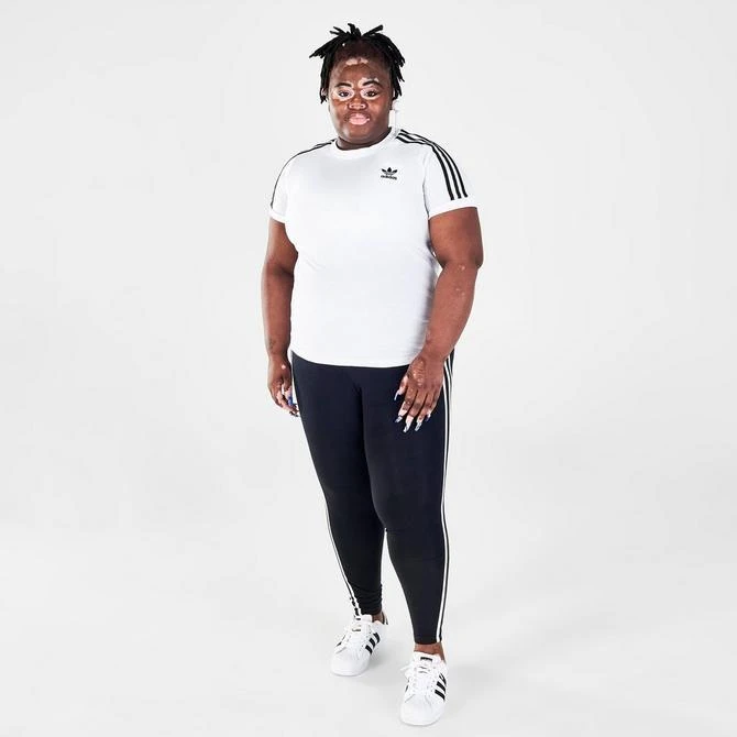 商品Adidas|Women's adidas Originals Adicolor Classics 3-Stripes T-Shirt (Plus Size),价格¥150,第2张图片详细描述