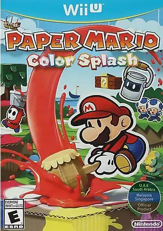 商品Nintendo|Paper Mario Color Splash (uae) - WII U,价格¥645,第1张图片