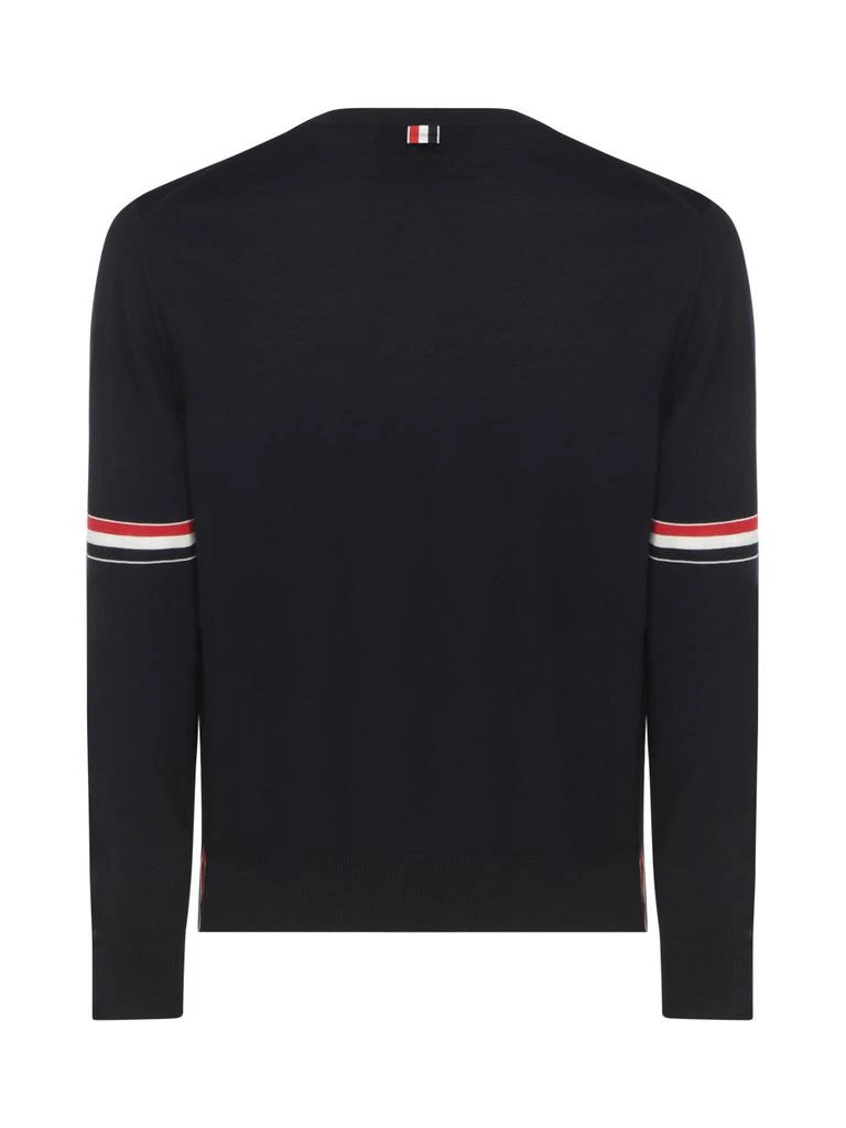 商品Thom Browne|Thom Browne Striped Crewneck Jumper,价格¥4285,第2张图片详细描述