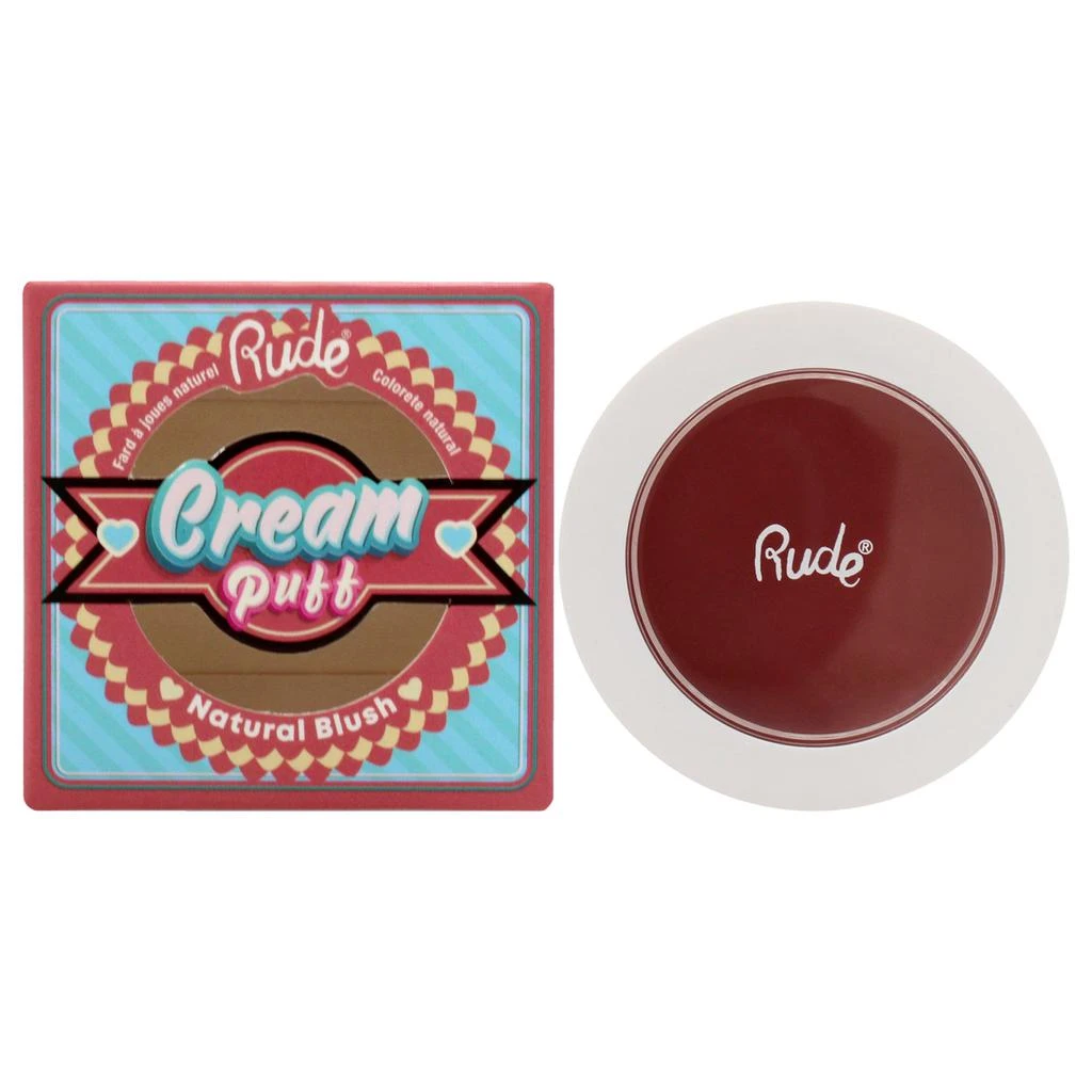 商品Rude Cosmetics|Cream Puff Natural Blush - Mochi by  for Women - 0.21 oz Blush,价格¥137,第1张图片