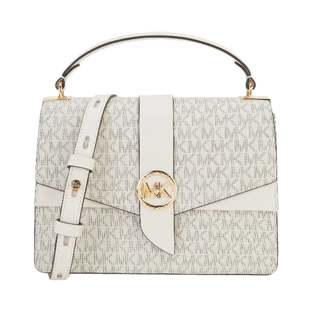 商品[国内直发] Michael Kors|MICHAEL KORS 拼色女士单肩包 30H1GGRS2V-VANCREAM,价格¥1997,第1张图片