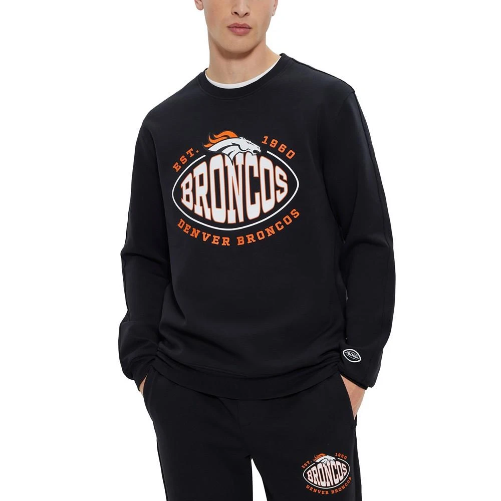 商品Hugo Boss|Men's BOSS x Denver Broncos NFL Sweatshirt,价格¥1037,第1张图片