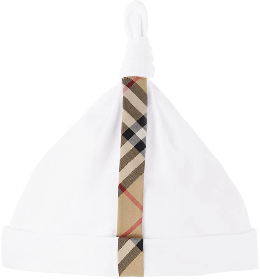 商品Burberry|三件装白色格纹婴儿套装,价格¥2352,第3张图片详细描述