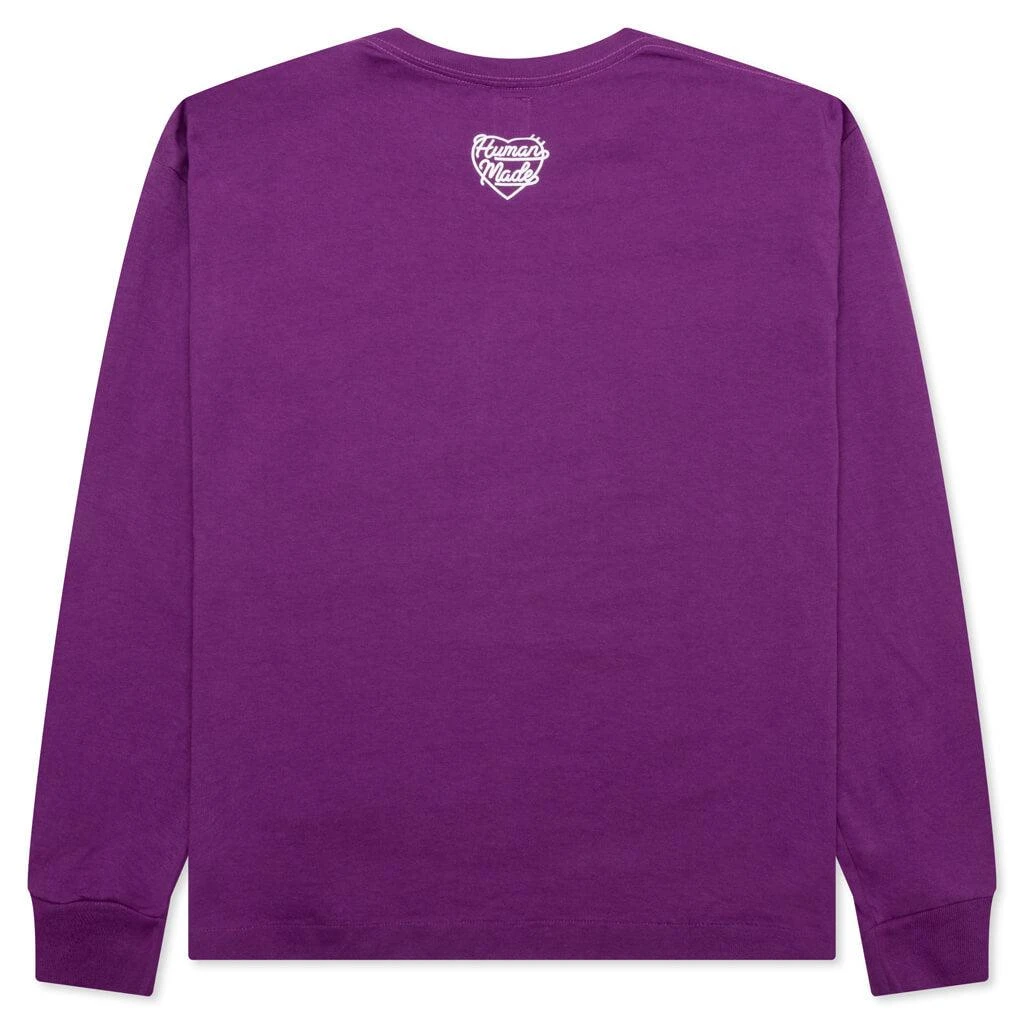商品Human Made|Graphic L/S T-Shirt #4 - Purple,价格¥1082,第2张图片详细描述