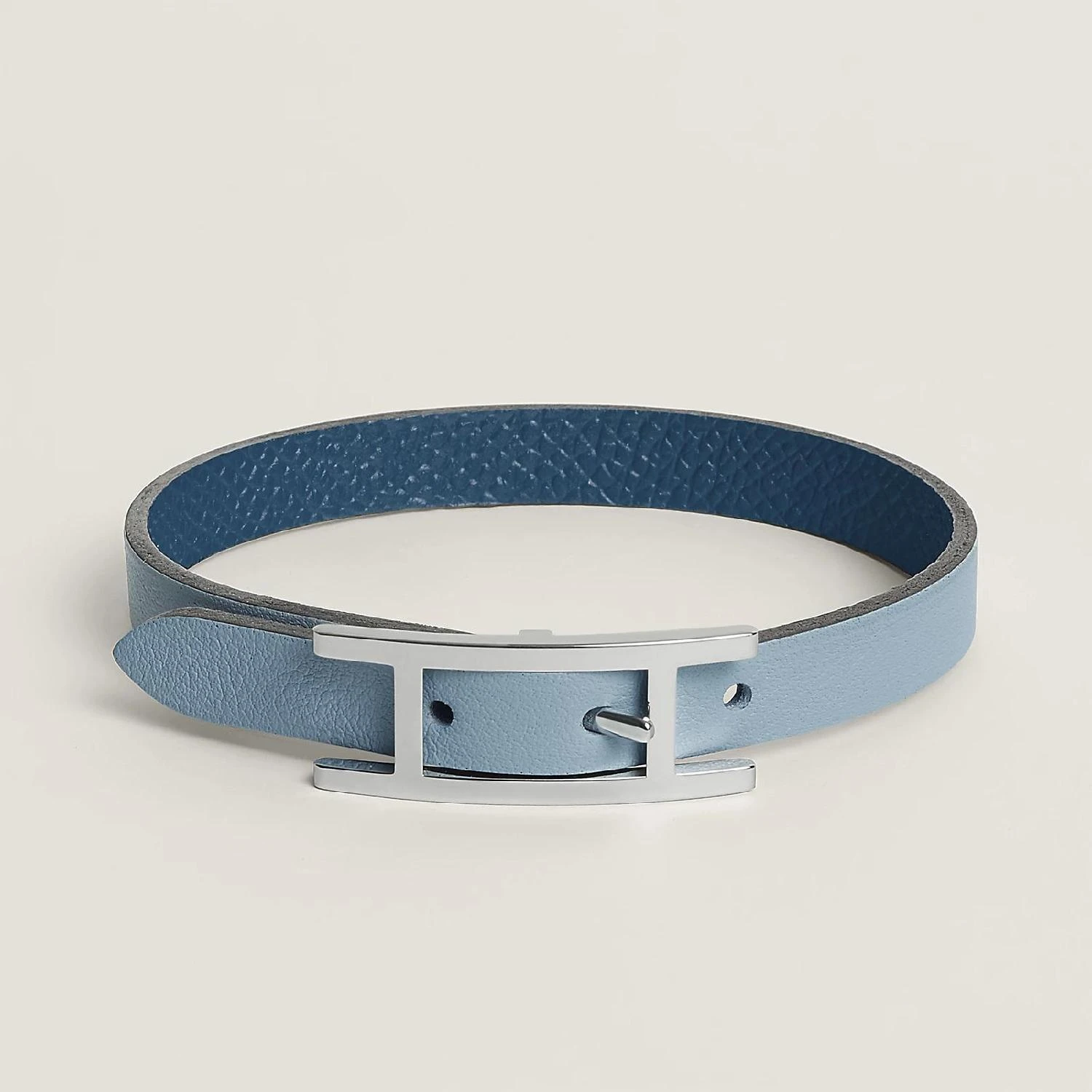 商品Hermes|【预售】 爱马仕 24秋冬 男士 手镯 Bracelet Behapi H064686CKBRT4,价格¥3515,第1张图片