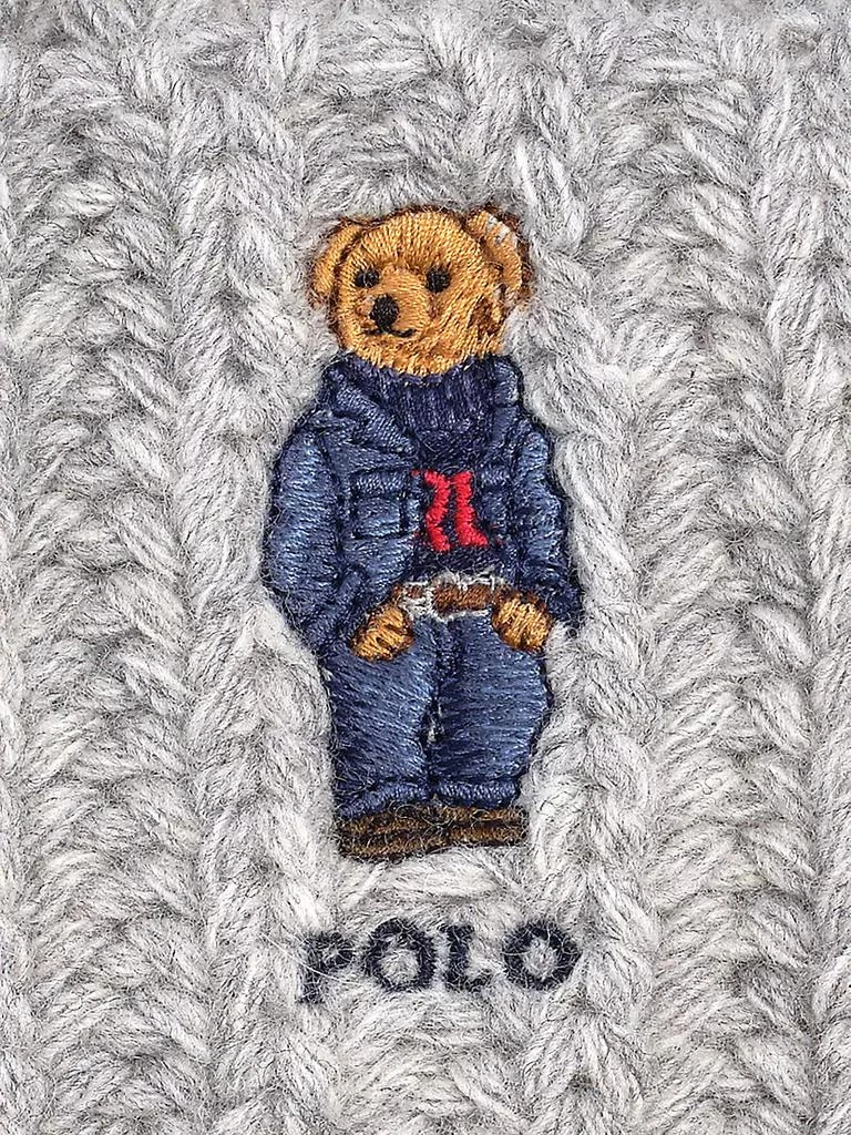 商品Ralph Lauren|Ribbed Wool-Blend Polo Bear Beanie,价格¥621,第2张图片详细描述