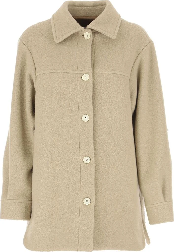 商品ALYSI|Alysi Women&#39;s  Beige Wool Coat,价格¥3554,第1张图片