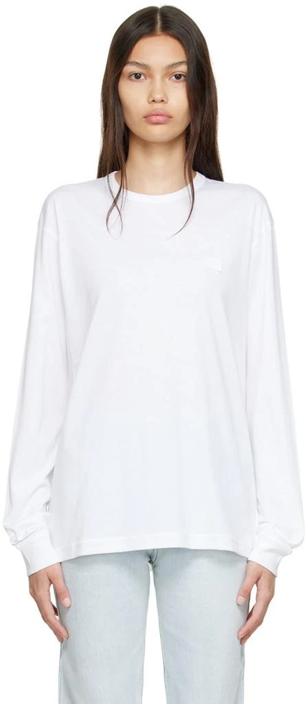 商品Acne Studios|白色有机棉长袖 T 恤,价格¥1704,第1张图片