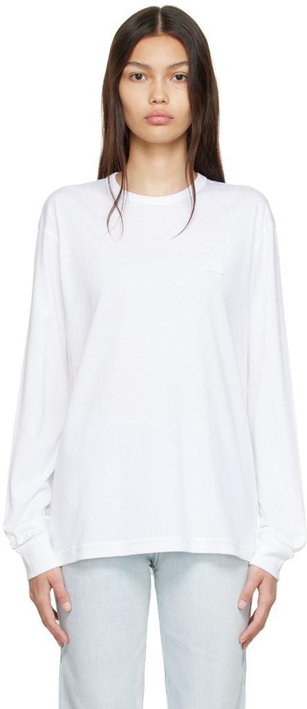 商品Acne Studios|白色有机棉长袖 T 恤,价格¥1291,第1张图片