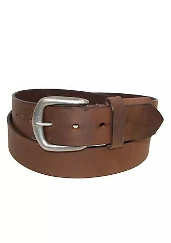 商品Boston Leather|Leather Mens Big Tall Aged Bark Leather Hidden Stretch Belt,价格¥342,第1张图片